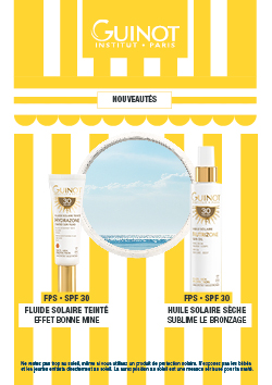 Deux Nouveaut&eacute;s Soins Solaires Guinot